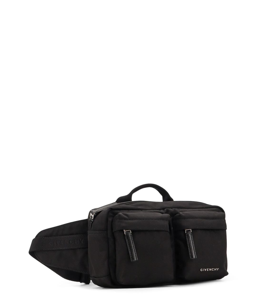 GIVENCHY Черная нейлоновая поясная сумка, фото 3