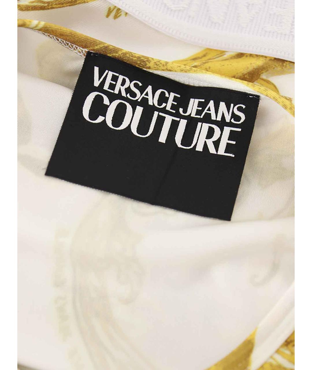 VERSACE JEANS COUTURE Мульти полиэстеровая майка, фото 5
