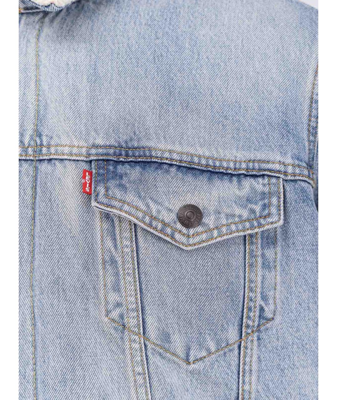 LEVI'S Голубая куртка, фото 3