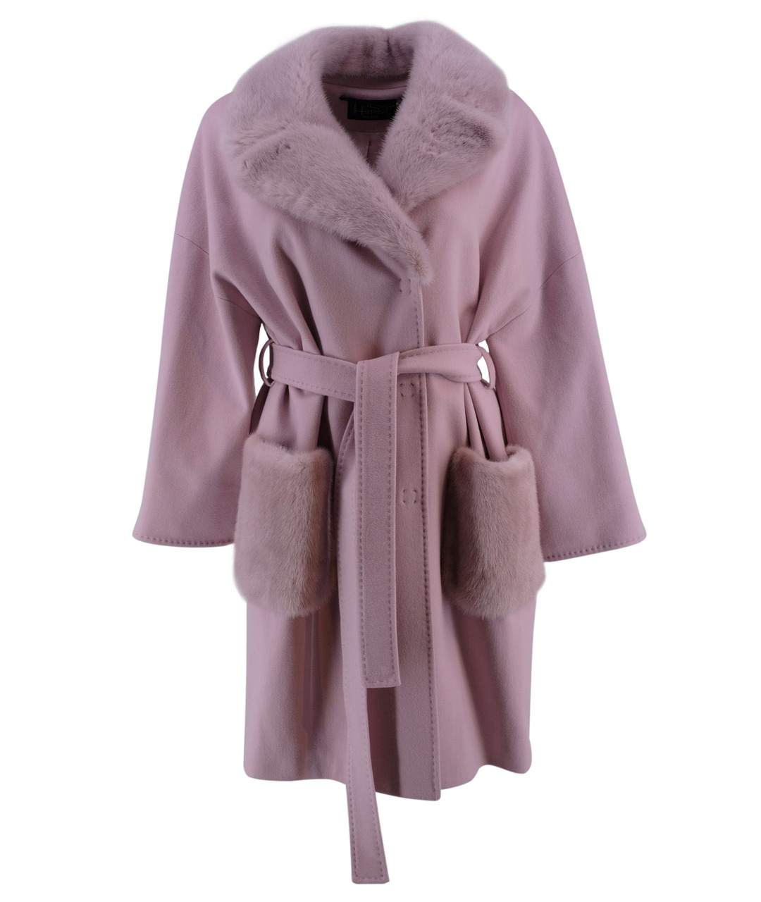 HERESIS Розовое шерстяное пальто, фото 1