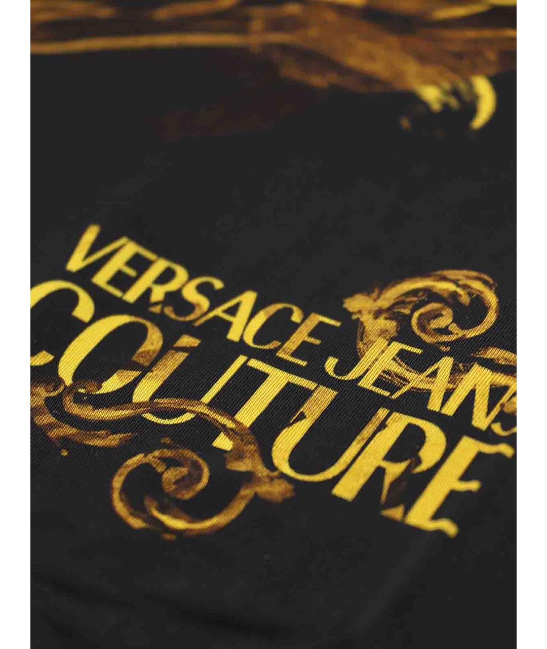 VERSACE JEANS COUTURE Черное вискозное повседневное платье, фото 4