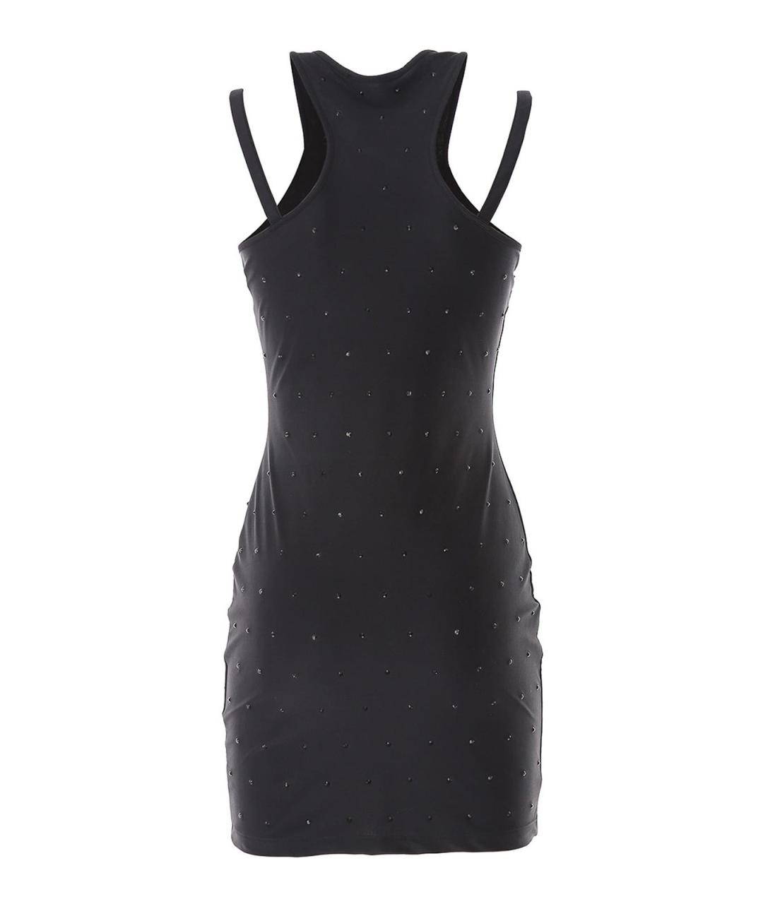 VERSACE JEANS COUTURE Черное полиэстеровое повседневное платье, фото 2