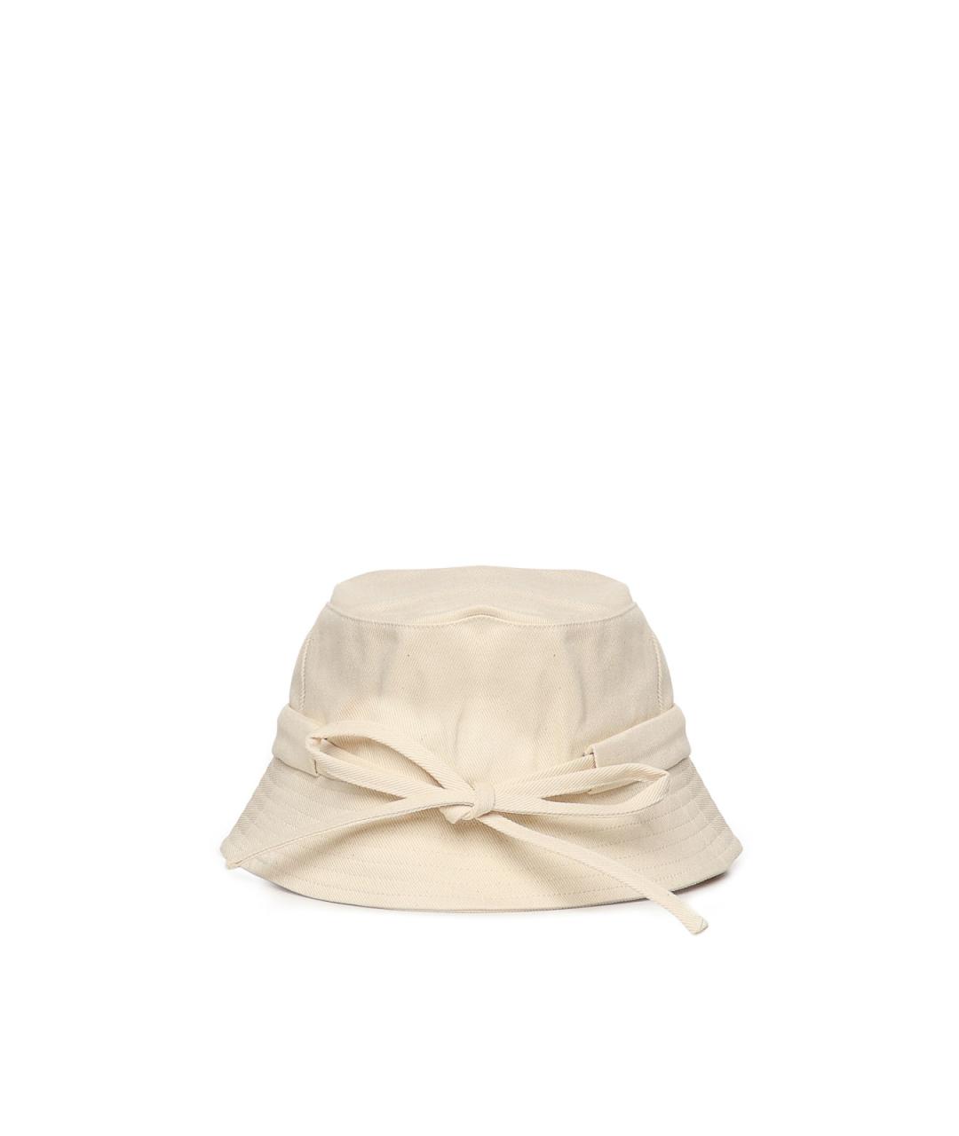 JACQUEMUS Белая хлопковая кепка/бейсболка, фото 3