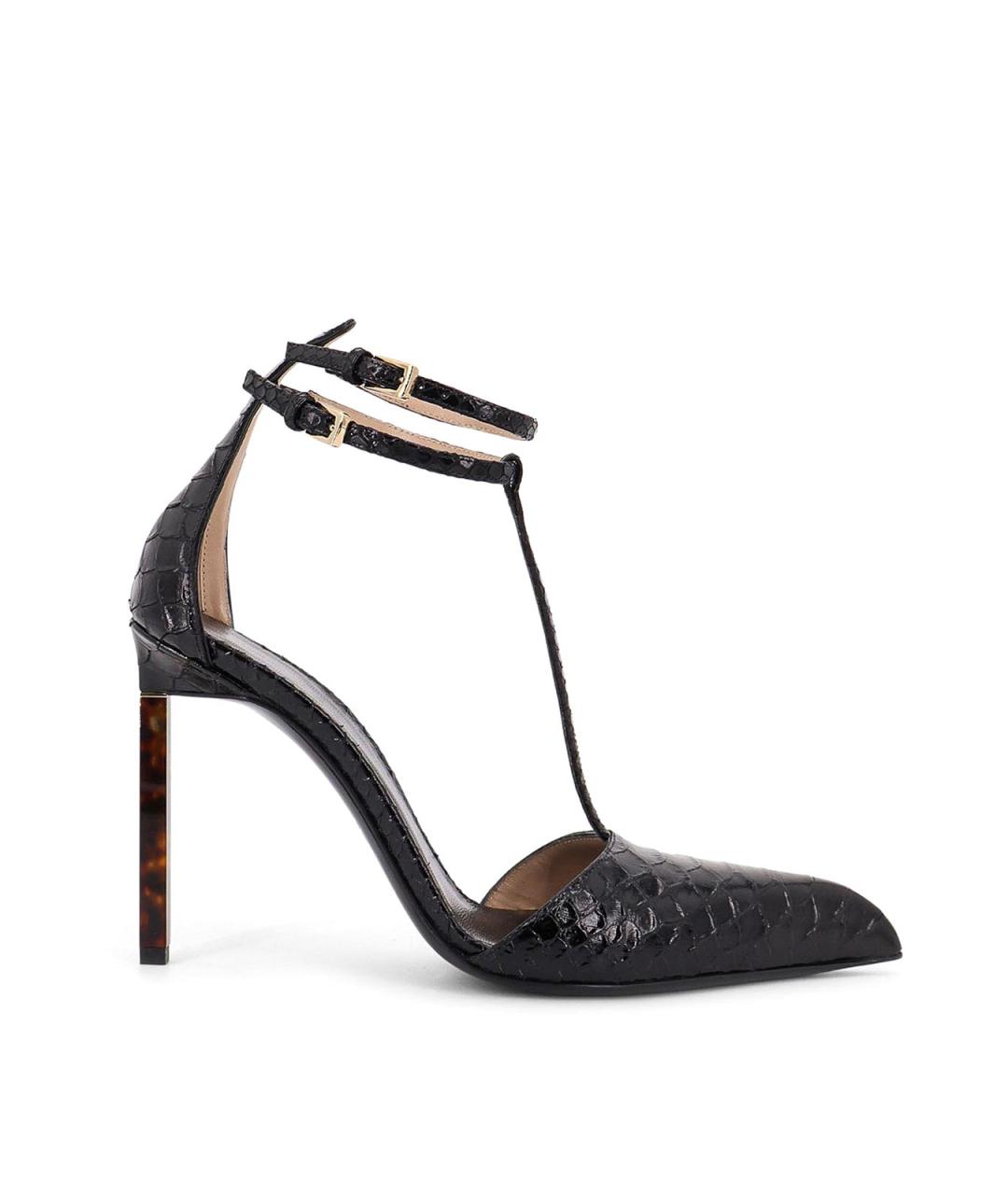 TOM FORD Черные кожаные туфли, фото 1