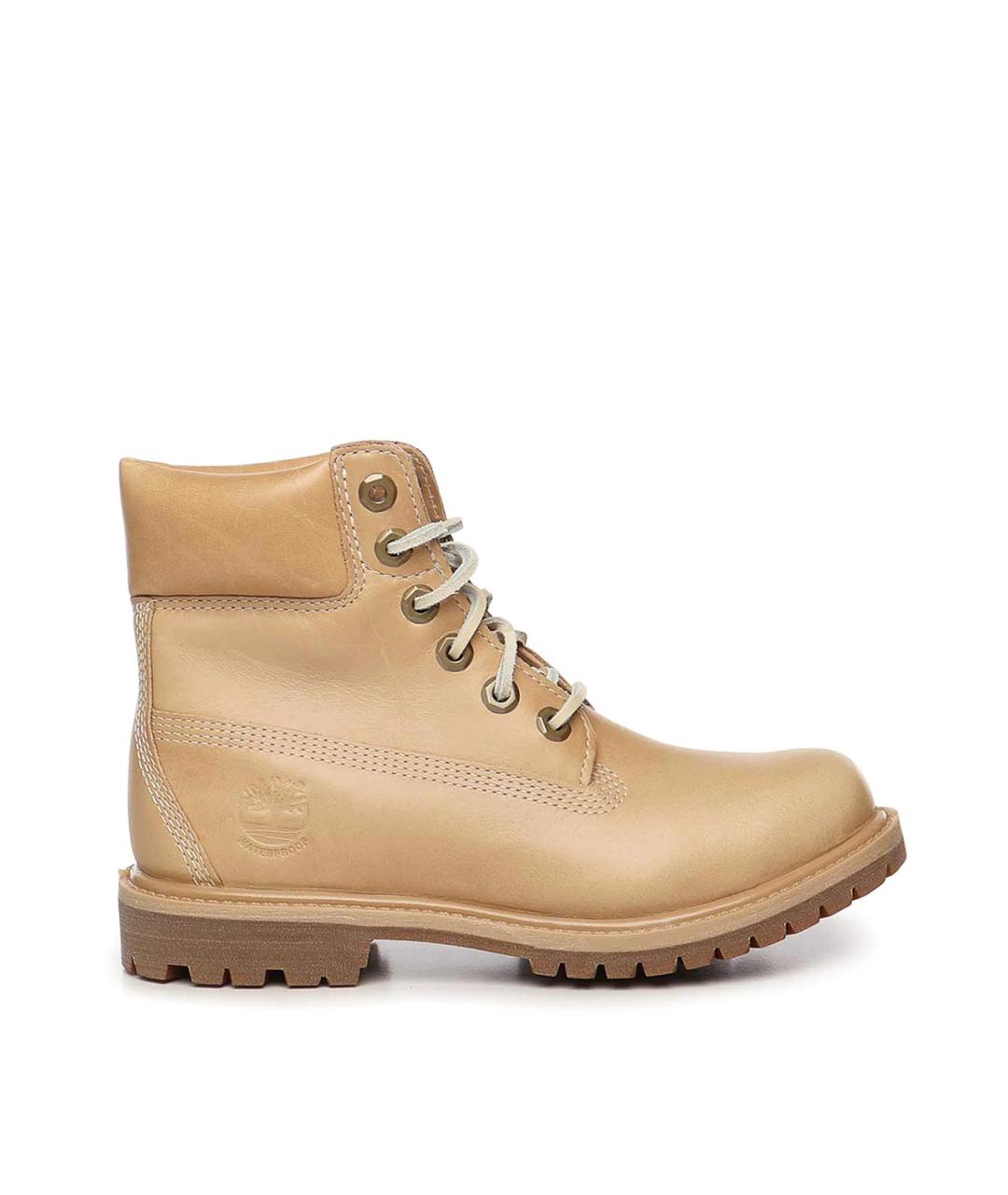 TIMBERLAND Бежевые кожаные сапоги, фото 1