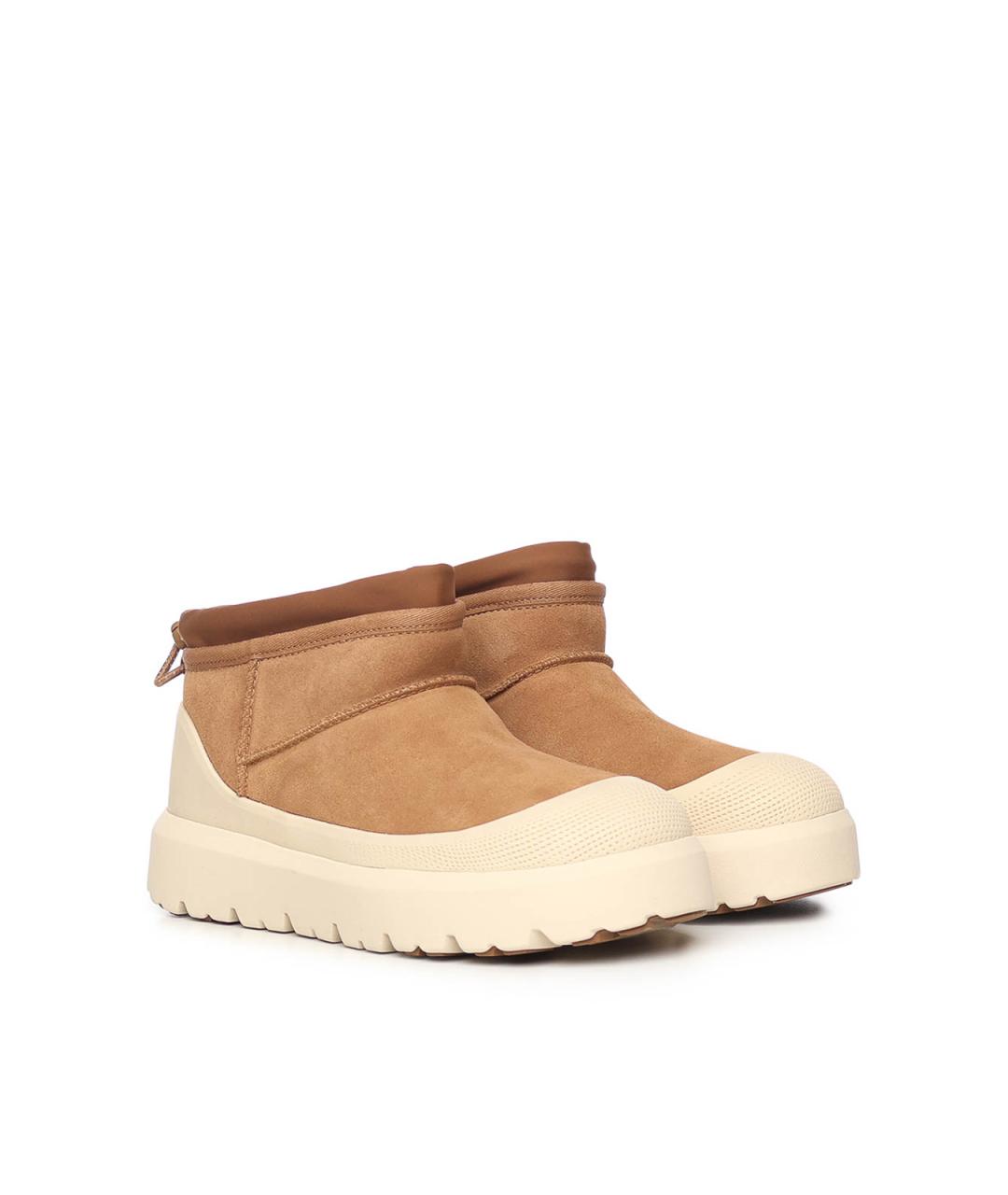 UGG Коричневые замшевые высокие ботинки, фото 2