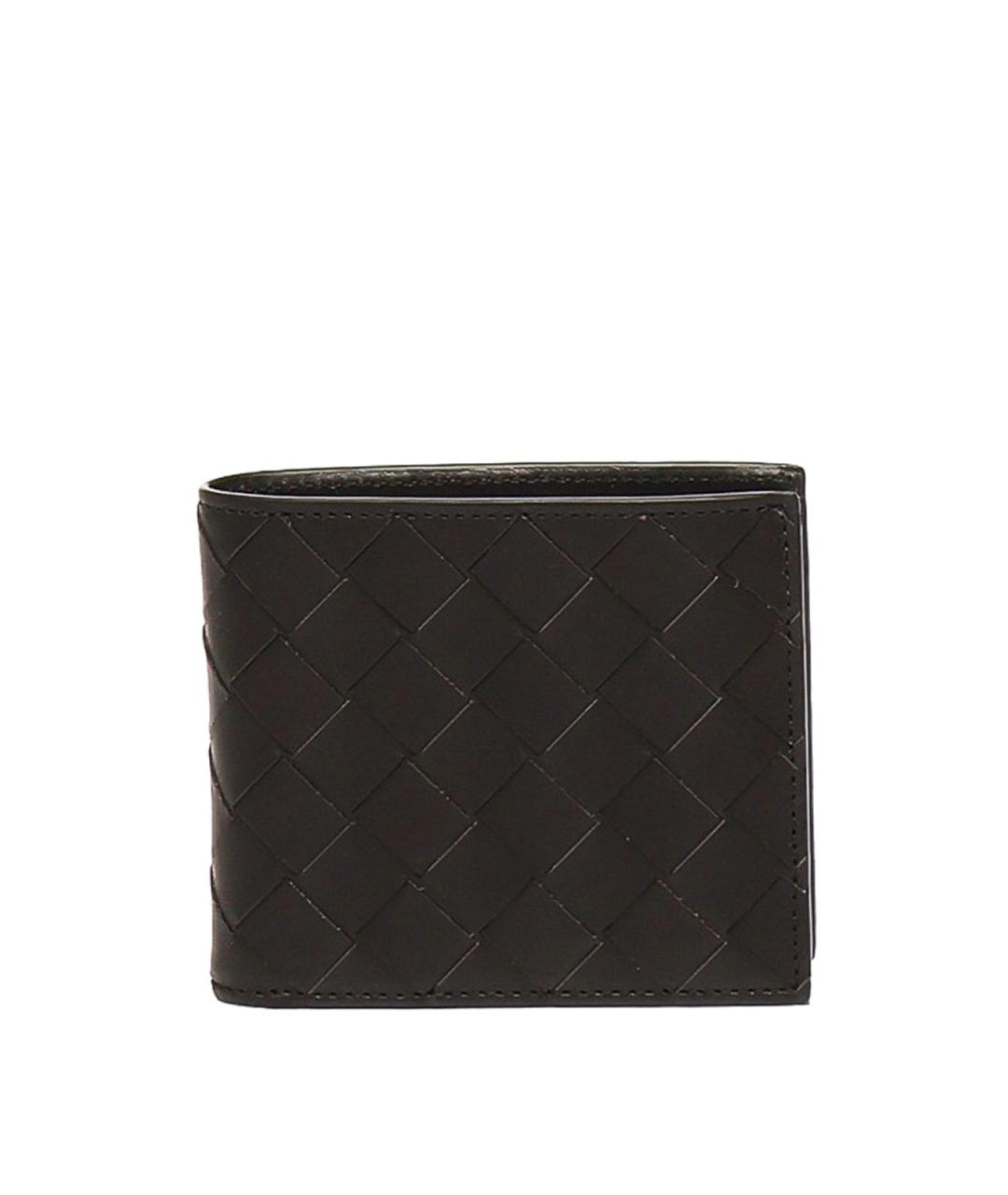BOTTEGA VENETA Коричневый кожаный кошелек, фото 1