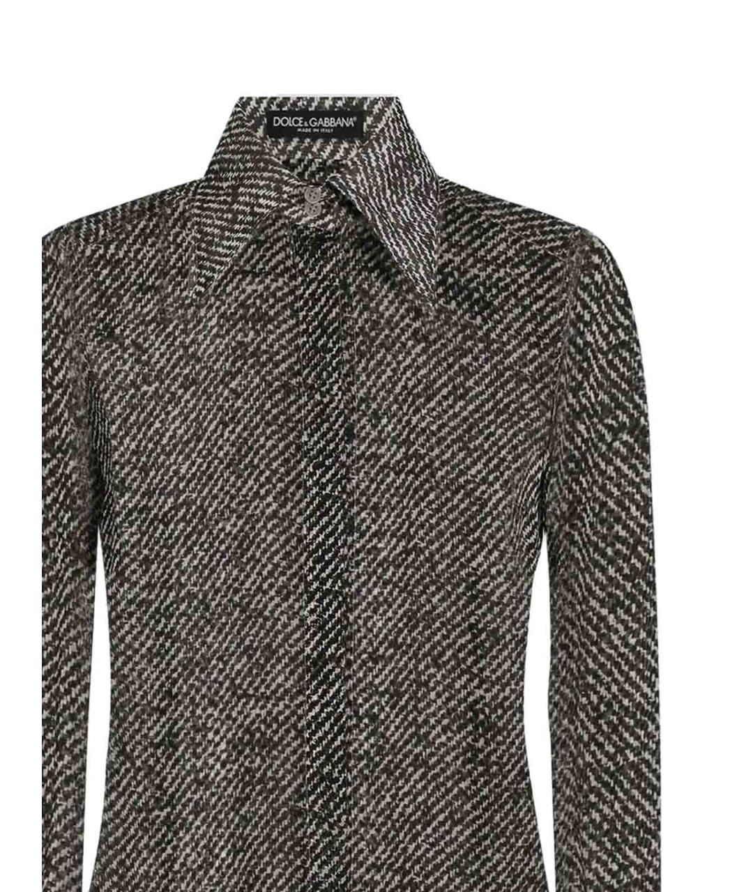 DOLCE&GABBANA Мульти шелковая рубашка, фото 2
