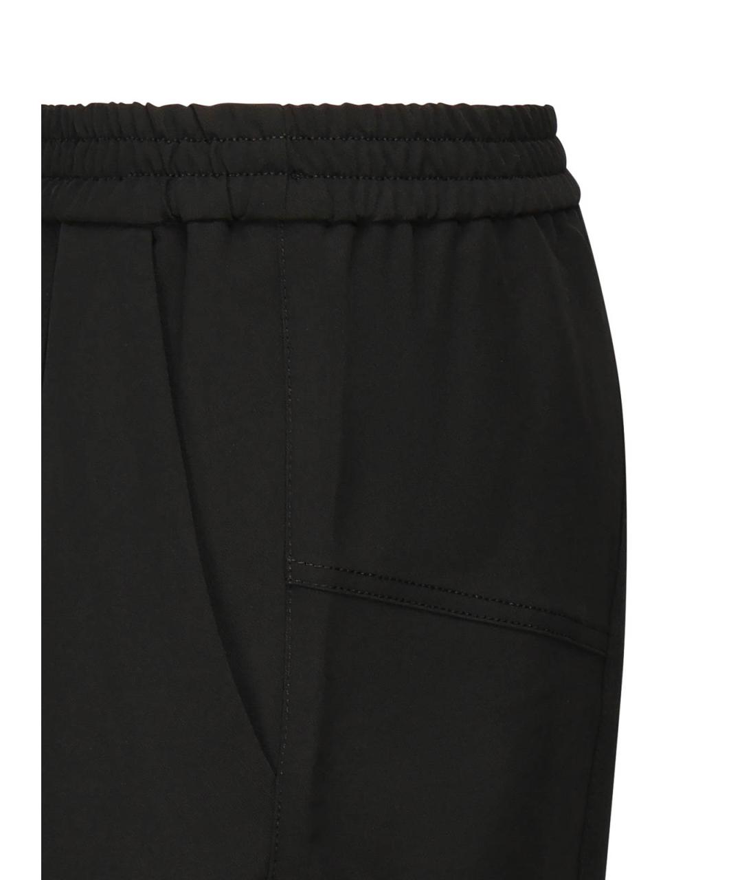 PINKO Черные полиэстеровые спортивные брюки и шорты, фото 2