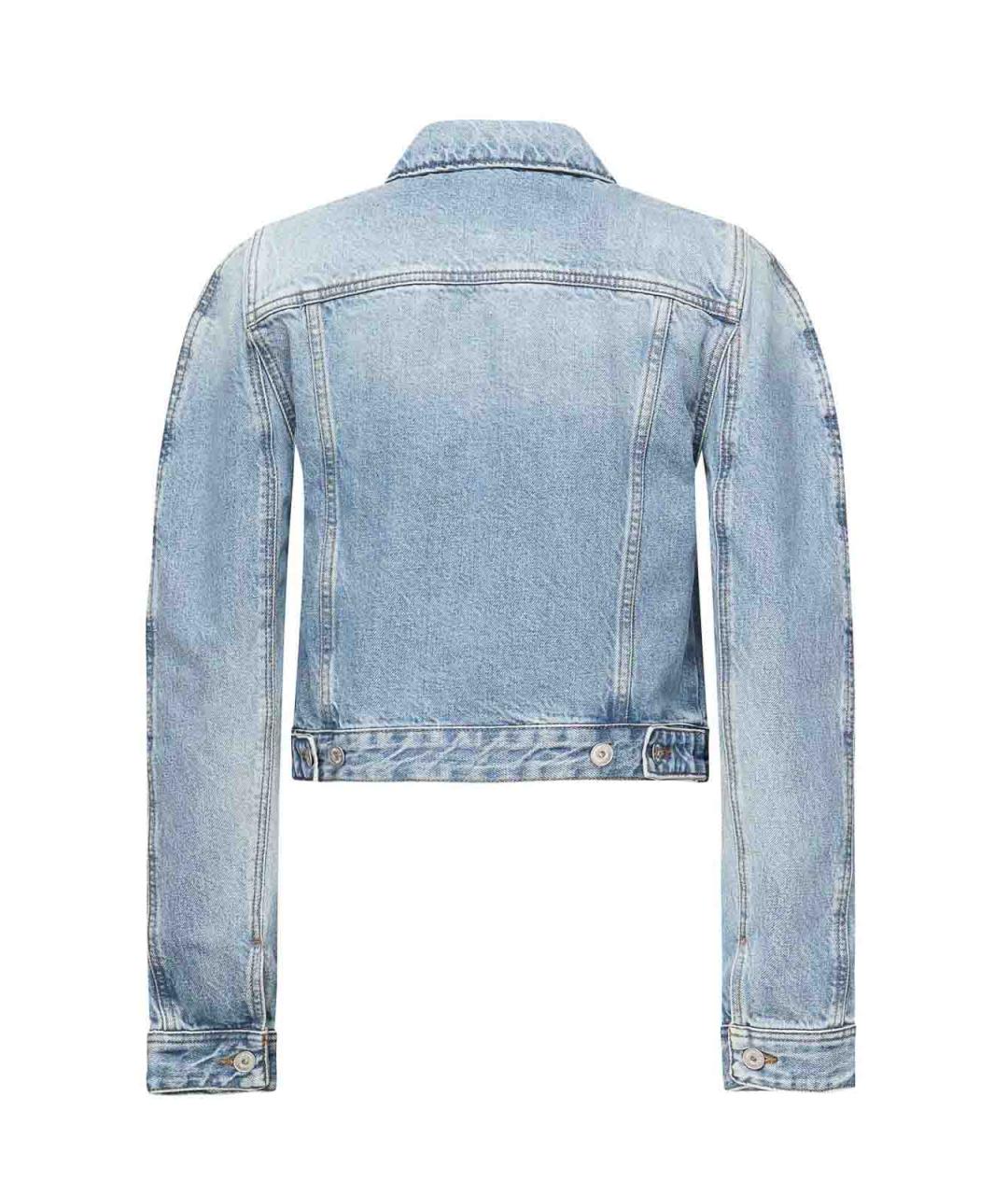 JACQUEMUS Голубая хлопковая куртка, фото 3