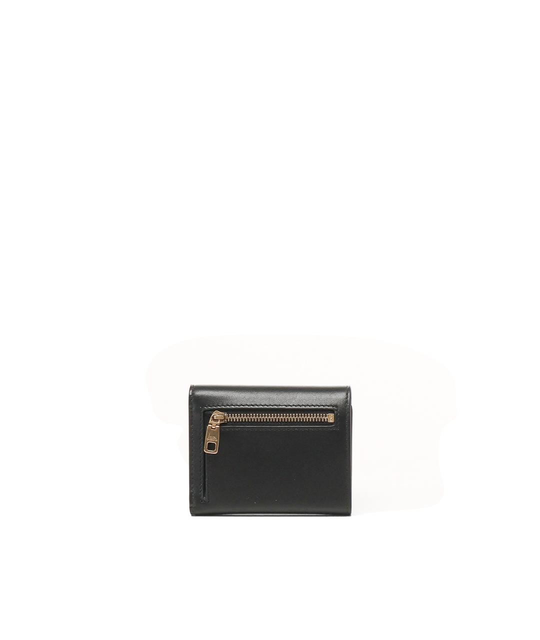 DOLCE&GABBANA Черный кожаный кошелек, фото 3