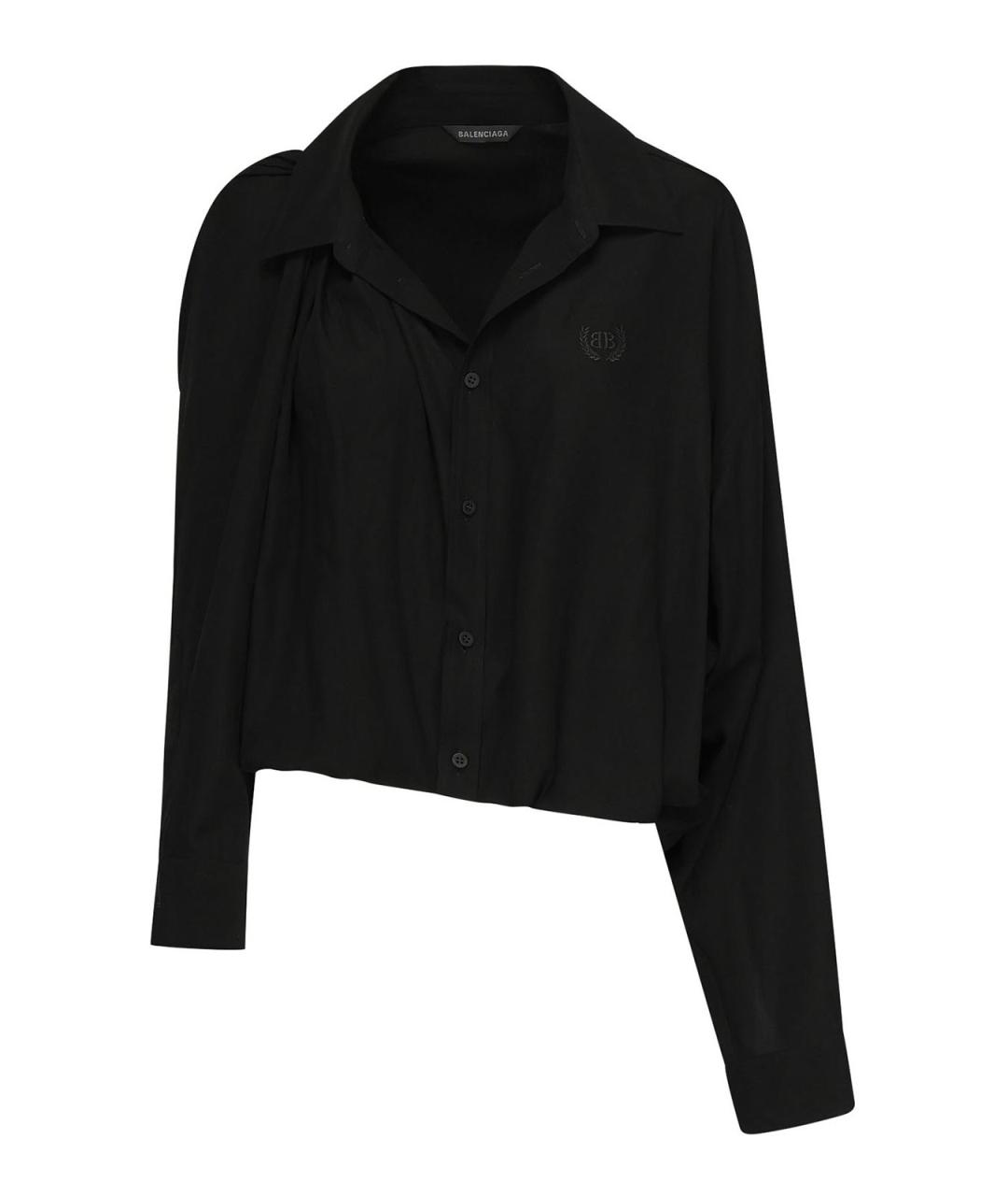 BALENCIAGA Черная рубашка, фото 1