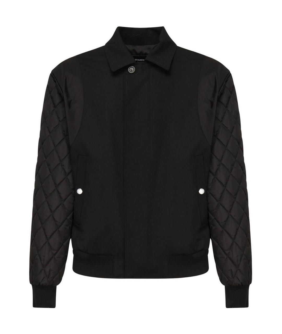 DSQUARED2 Черная шерстяная куртка, фото 1