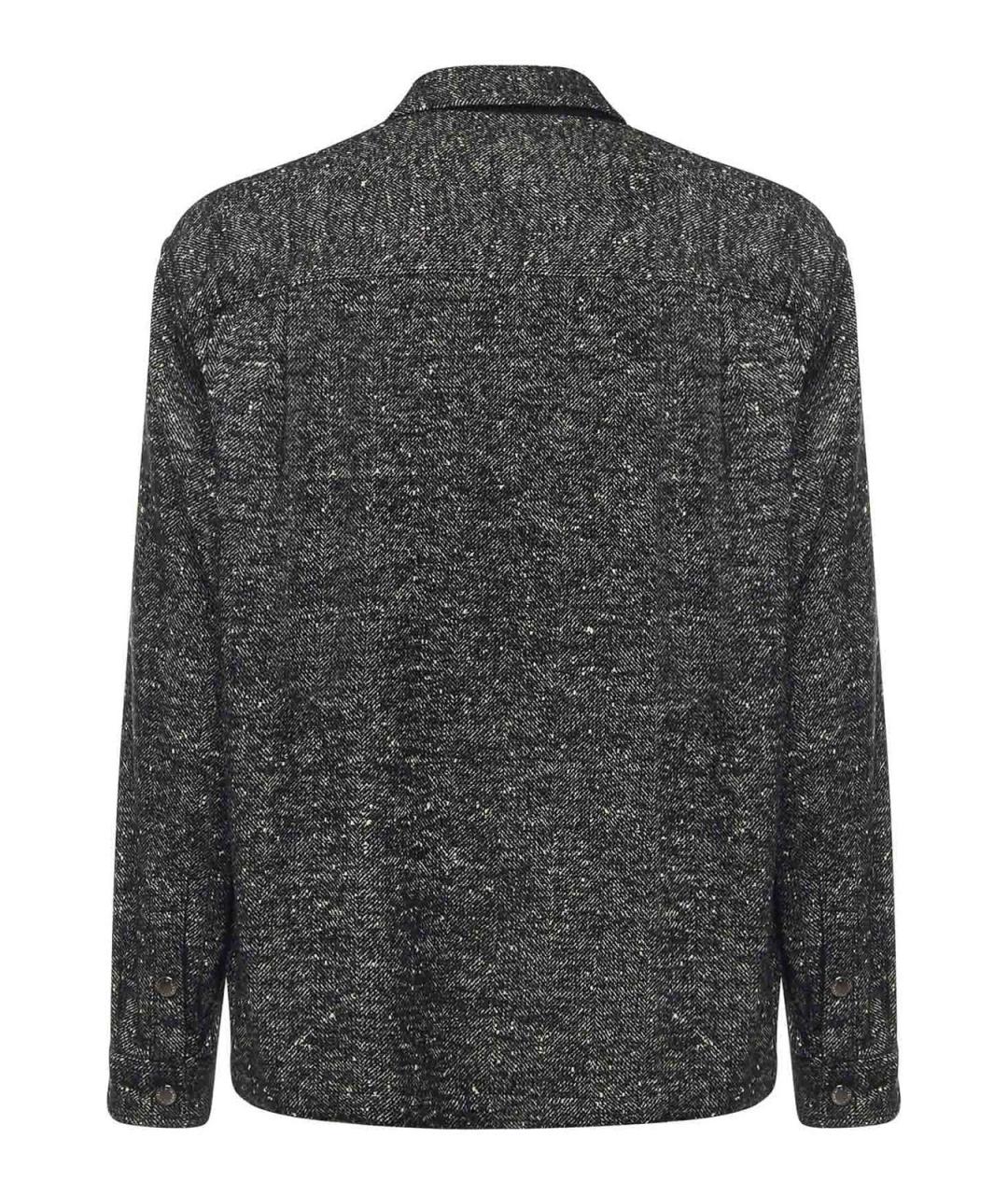 DOLCE&GABBANA Мульти шерстяная классическая рубашка, фото 3