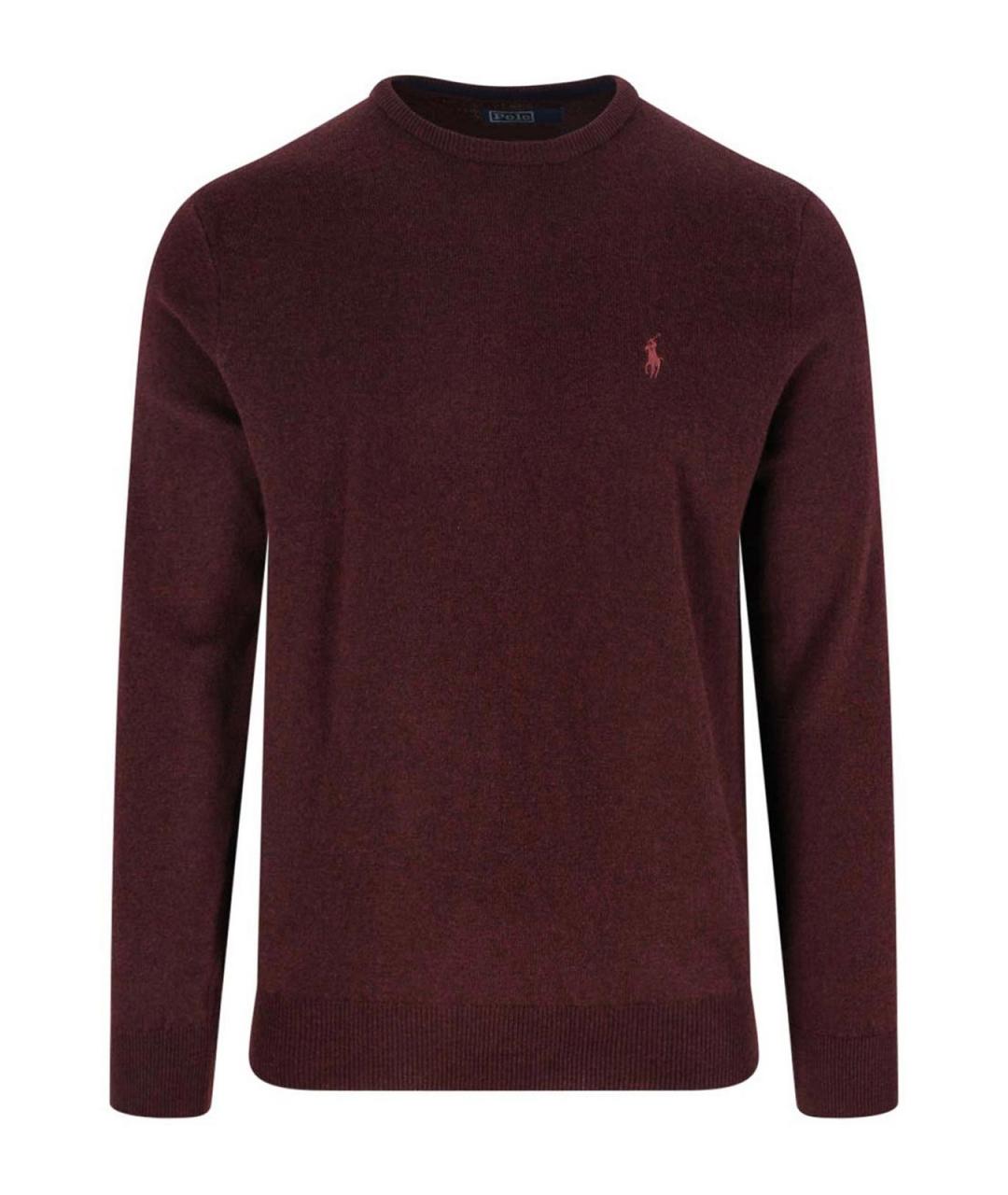 POLO RALPH LAUREN Красный шерстяной джемпер / свитер, фото 1