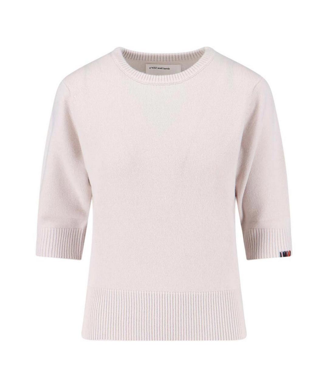 EXTREME CASHMERE Белый кашемировый джемпер / свитер, фото 1