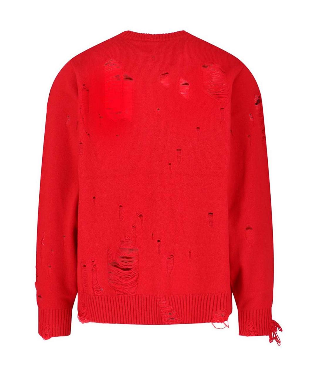 CHARLES JEFFREY LOVERBOY Красный шерстяной джемпер / свитер, фото 2