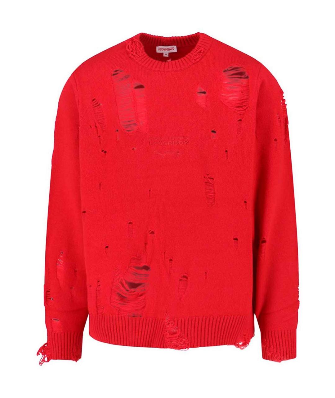 CHARLES JEFFREY LOVERBOY Красный шерстяной джемпер / свитер, фото 1
