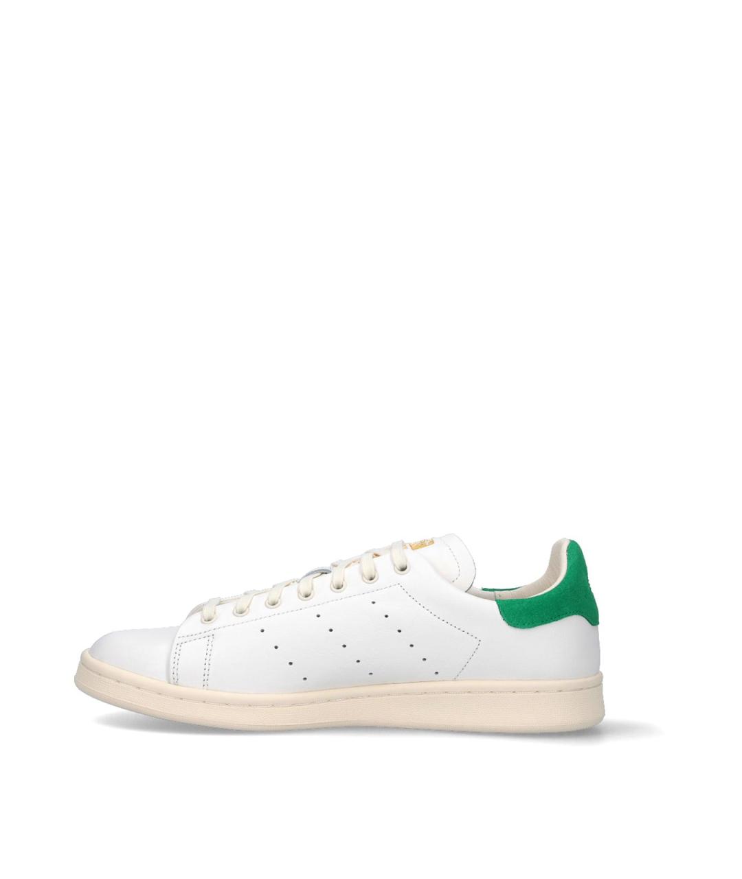 ADIDAS Белые кожаные низкие кроссовки / кеды, фото 3