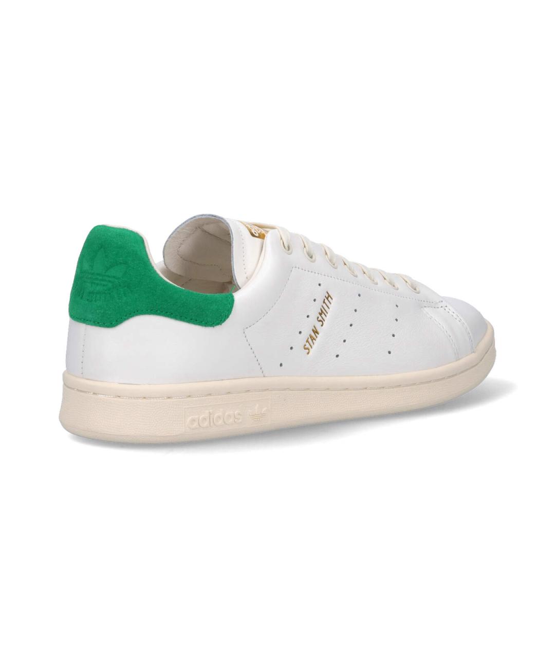 ADIDAS Белые кожаные низкие кроссовки / кеды, фото 4