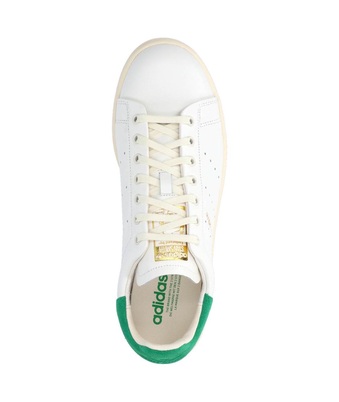 ADIDAS Белые кожаные низкие кроссовки / кеды, фото 5