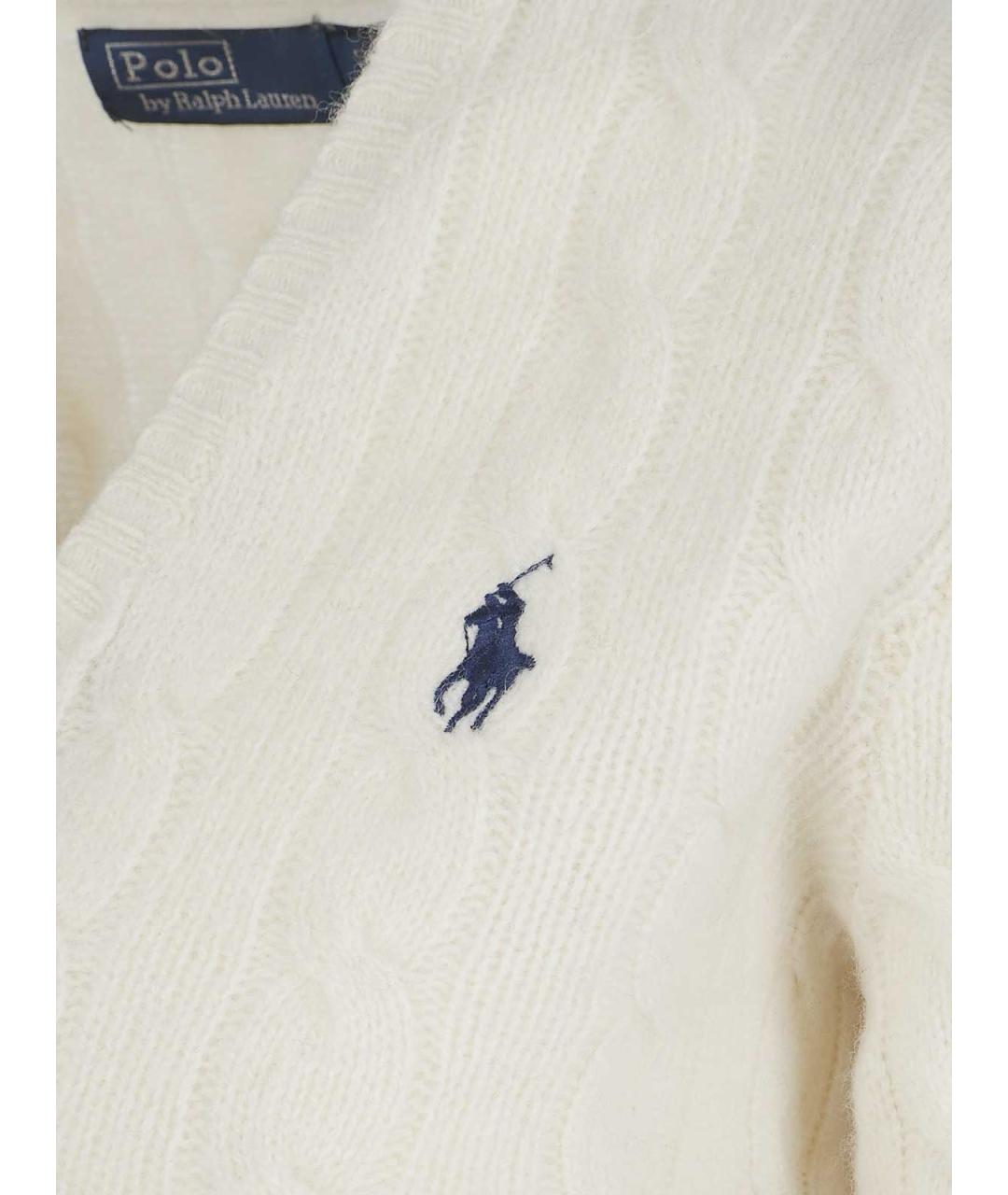 POLO RALPH LAUREN Бежевый кашемировый джемпер / свитер, фото 3