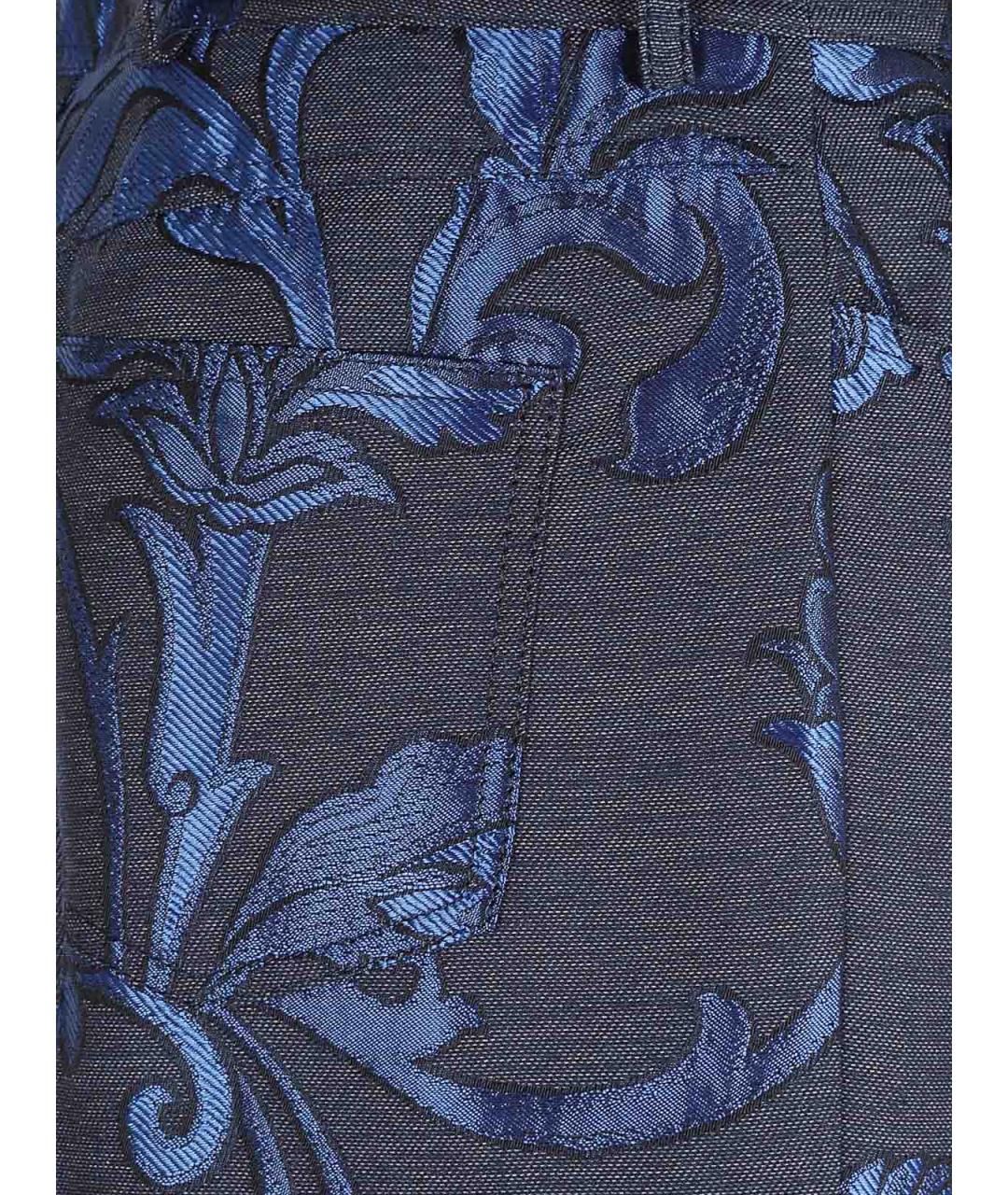 ETRO Мульти хлопковые брюки широкие, фото 3