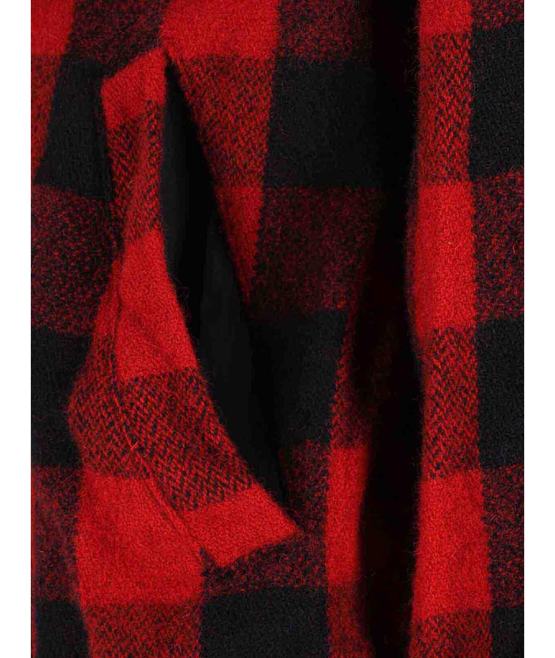 JUNYA WATANABE Красная шерстяная классическая рубашка, фото 4