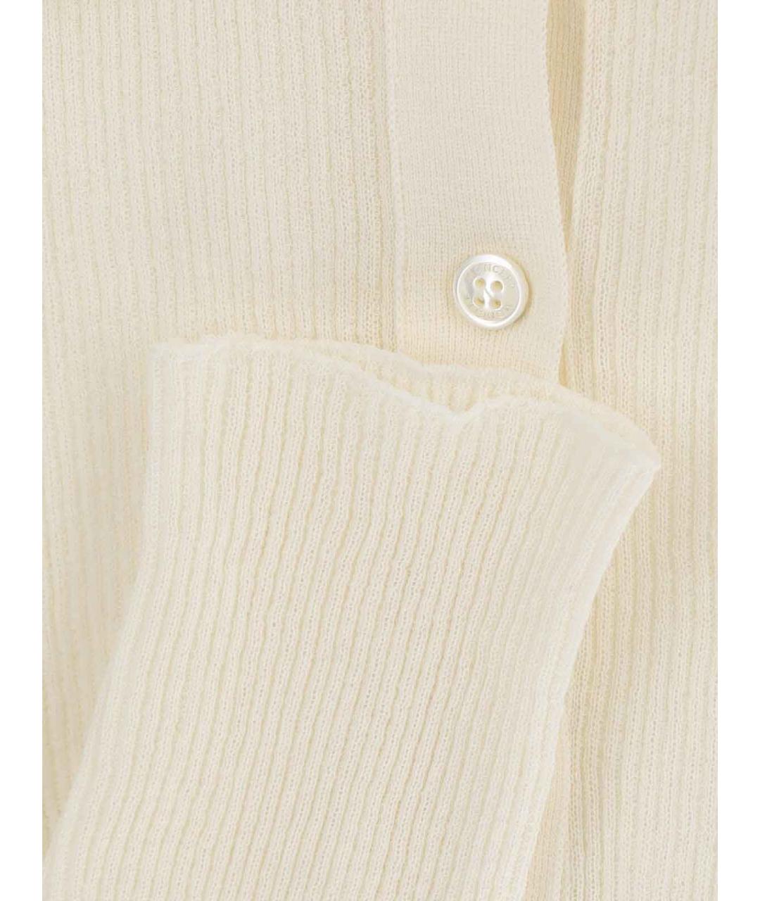 MONCLER Белая хлопковая майка, фото 5