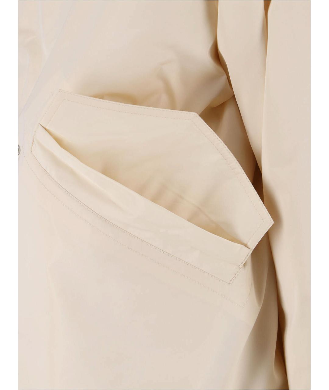 JIL SANDER Белая полиэстеровая парка, фото 5