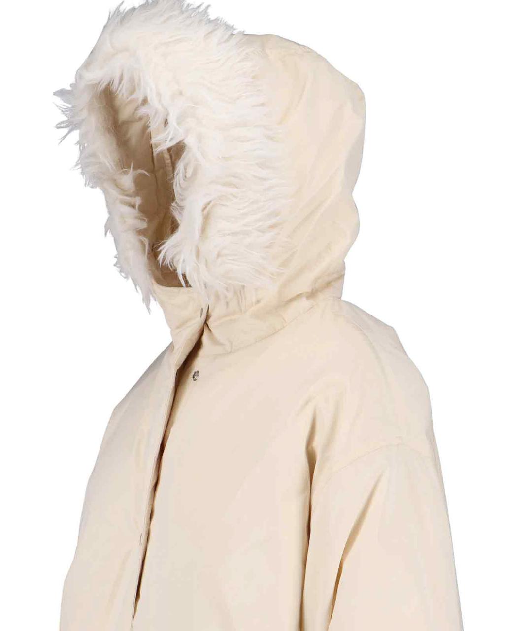 JIL SANDER Белая полиэстеровая парка, фото 3