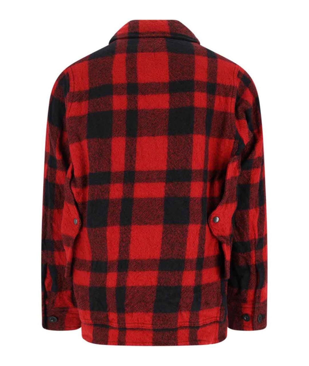 JUNYA WATANABE Красная шерстяная классическая рубашка, фото 2