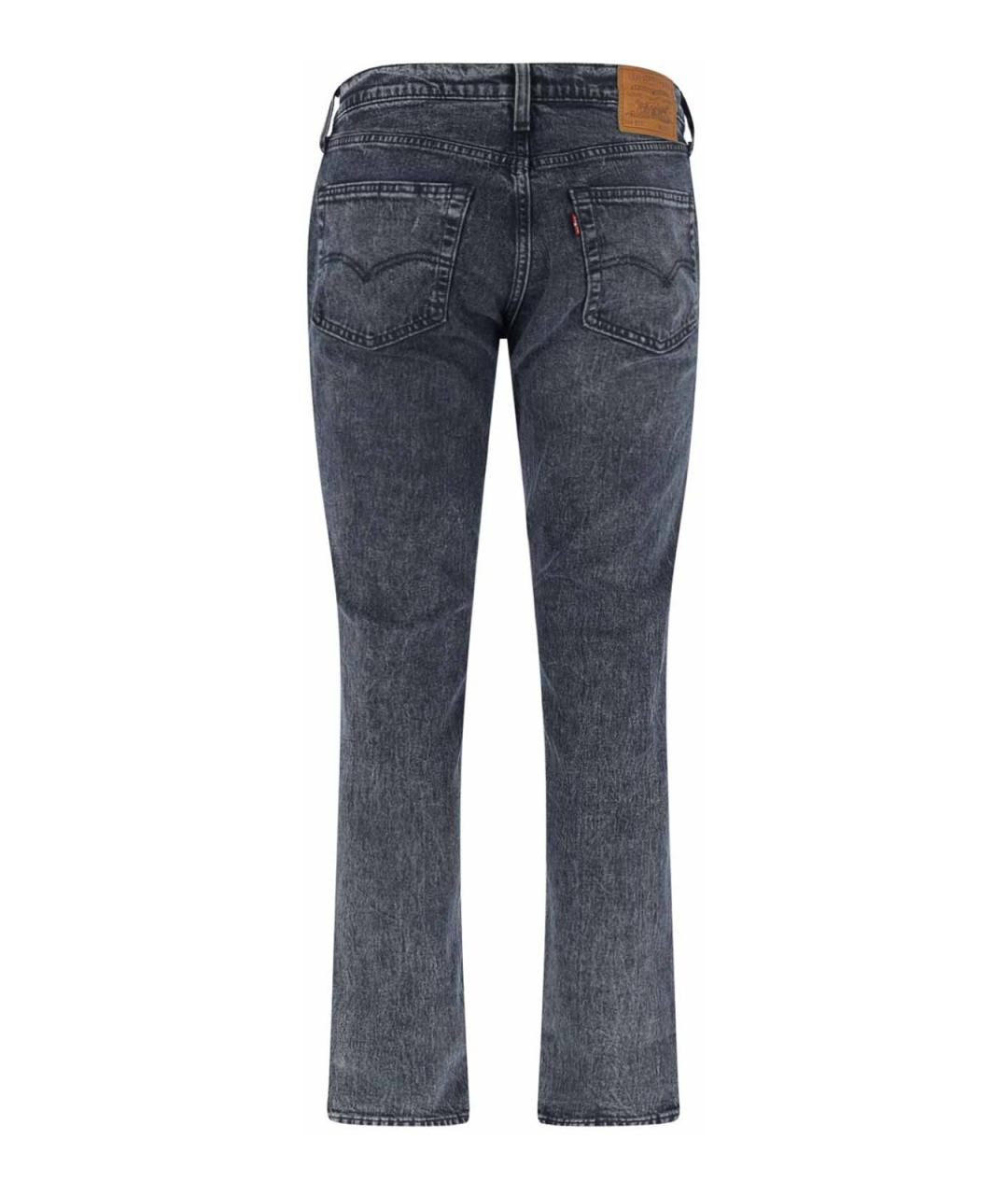 LEVI'S Синие хлопковые джинсы скинни, фото 2