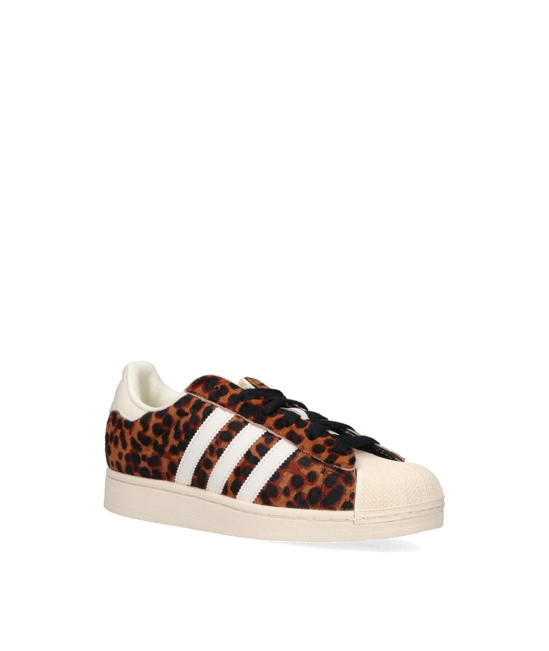 ADIDAS Коричневые кожаные кроссовки, фото 2
