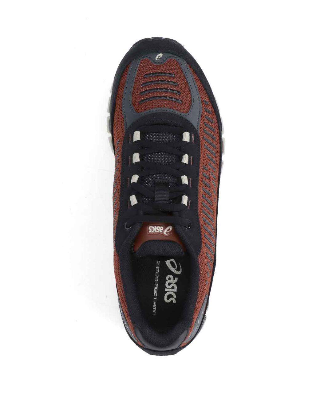ASICS Коричневые замшевые кроссовки, фото 5