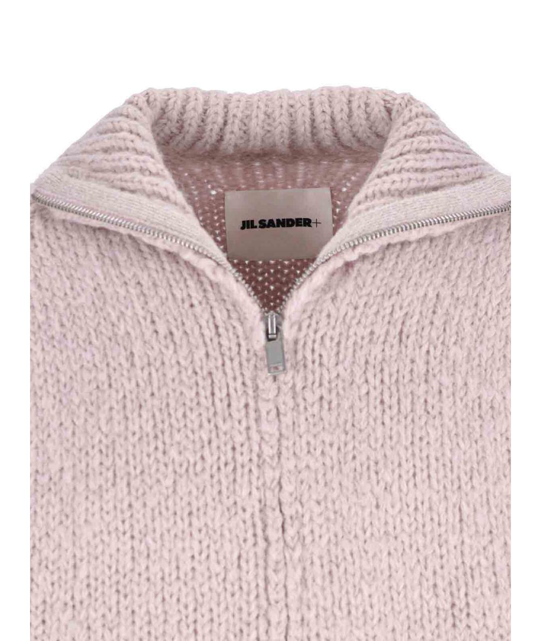 JIL SANDER Розовый шерстяной джемпер / свитер, фото 4