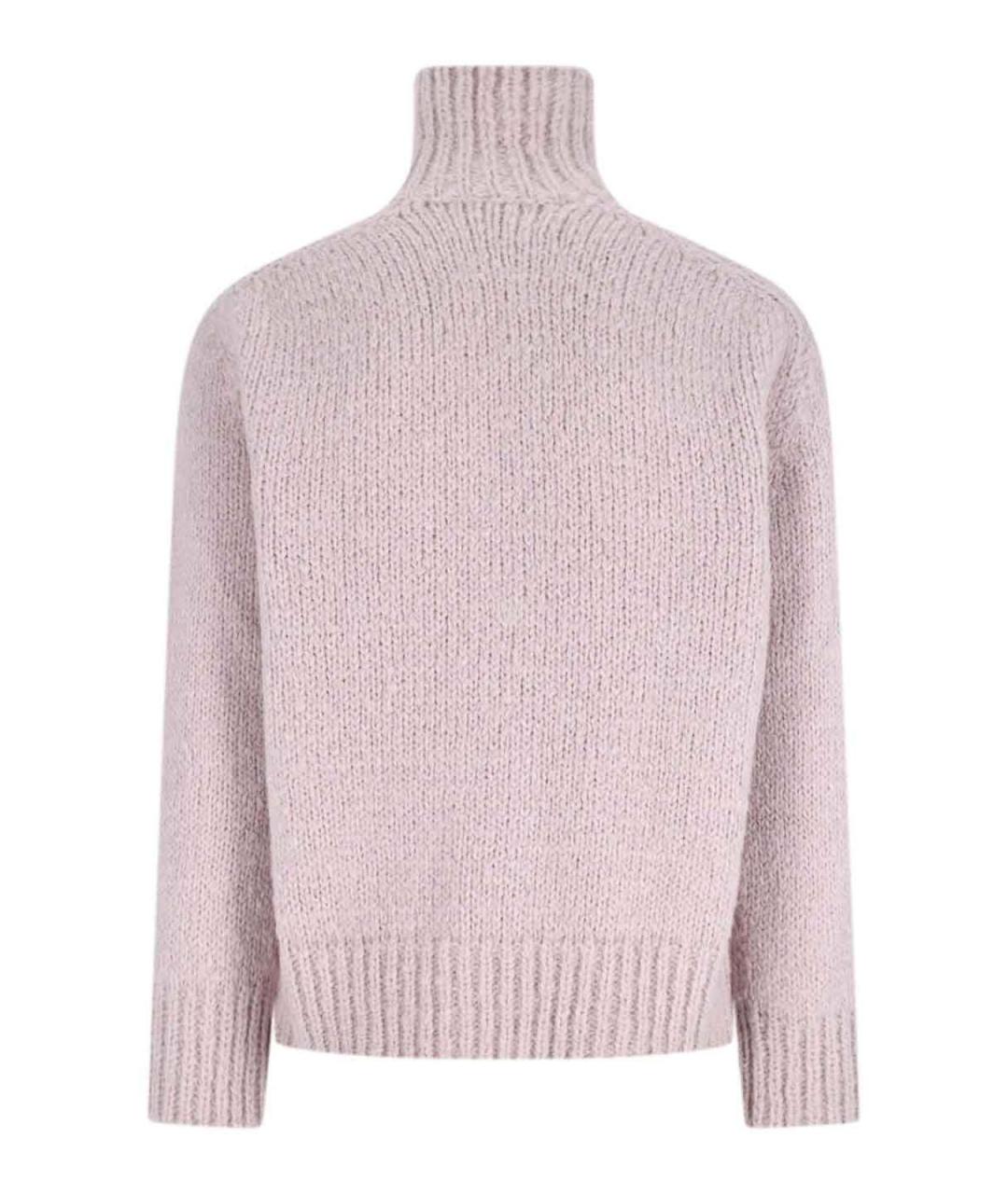 JIL SANDER Розовый шерстяной джемпер / свитер, фото 2