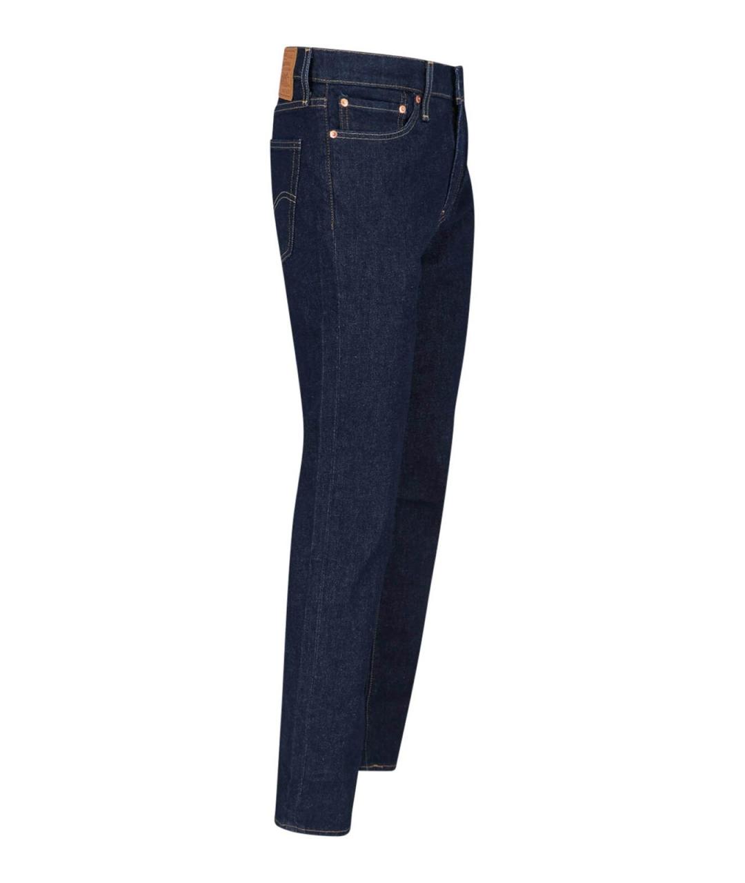 LEVI'S Синие хлопковые прямые джинсы, фото 3