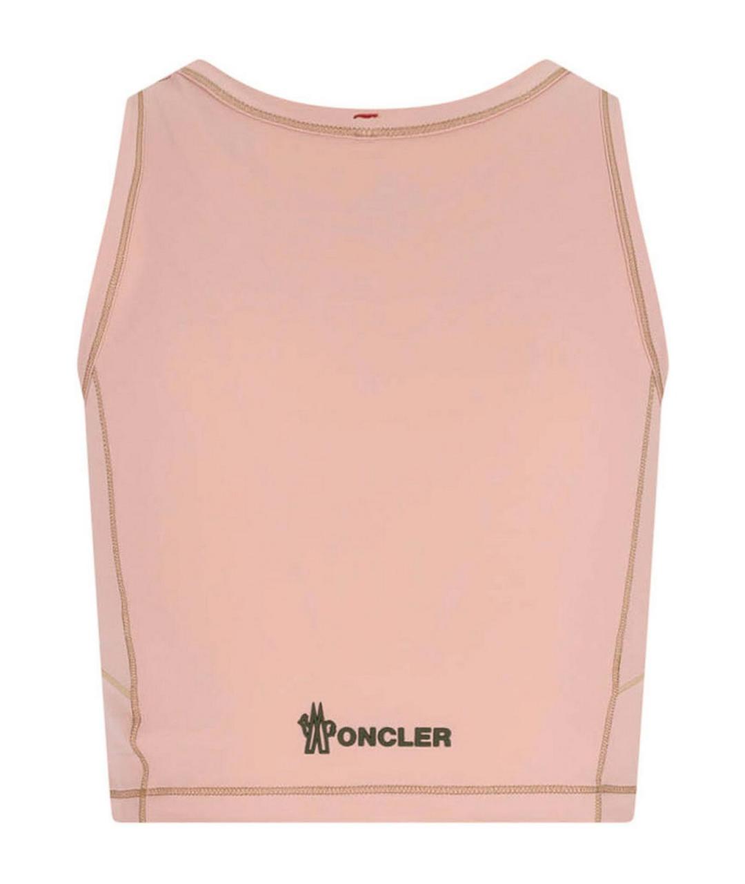 MONCLER Бежевая майка, фото 2