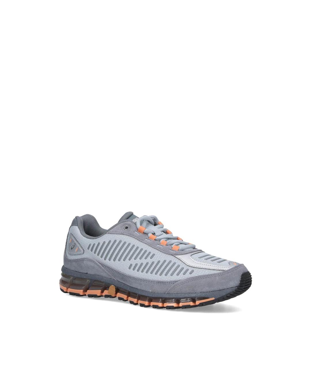 ASICS Серые замшевые кроссовки, фото 2