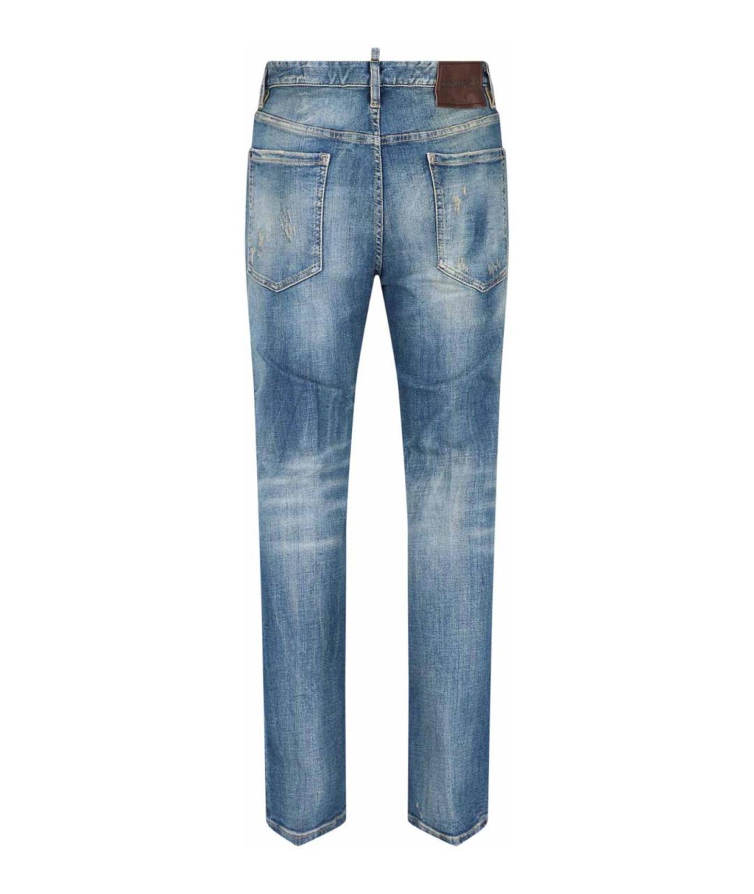 DSQUARED2 Синие прямые джинсы, фото 2