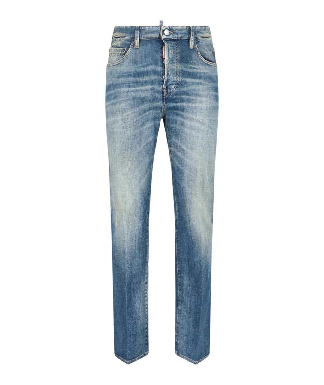 DSQUARED2 Синие прямые джинсы, фото 1