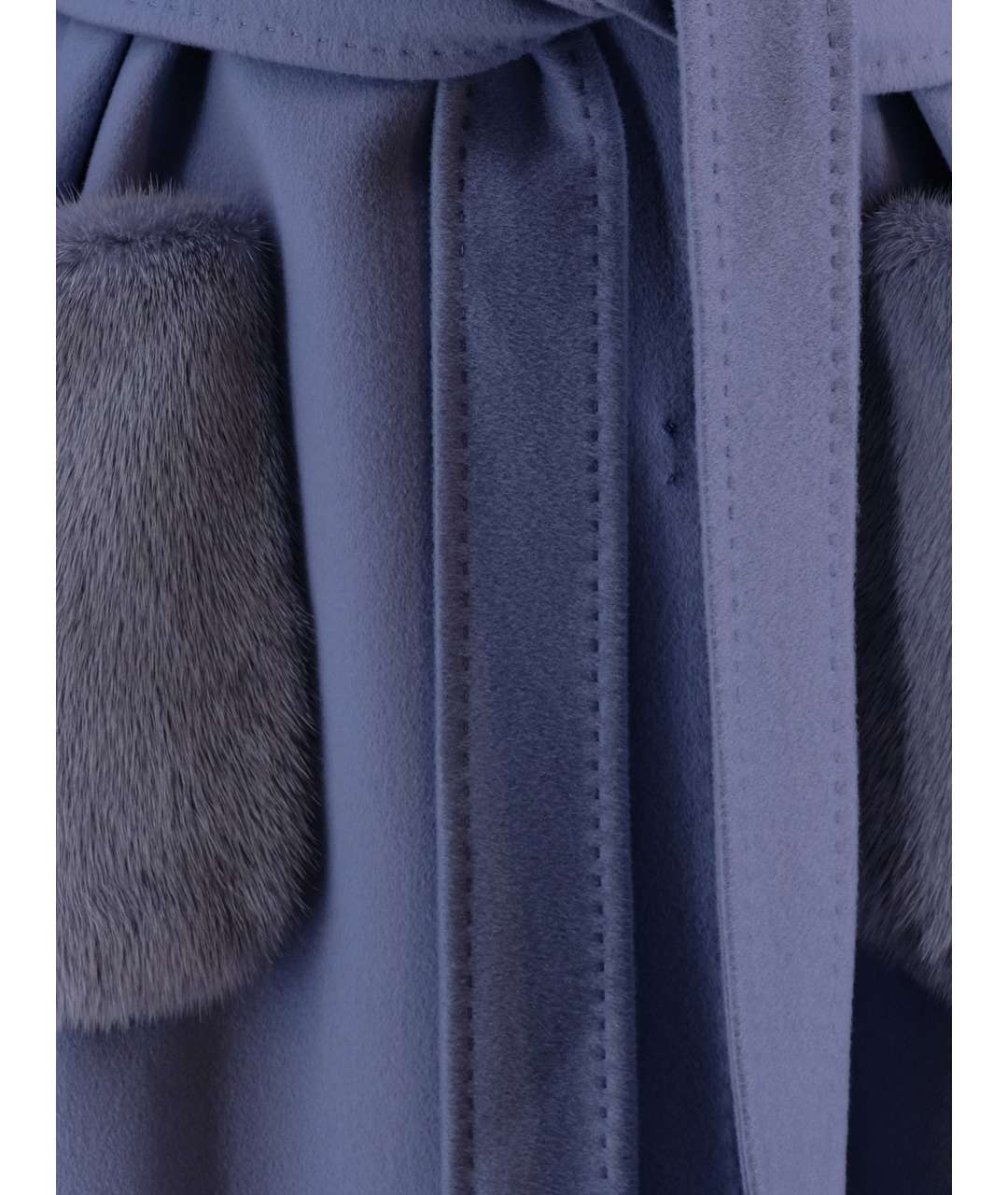 HERESIS Голубое шерстяное пальто, фото 4