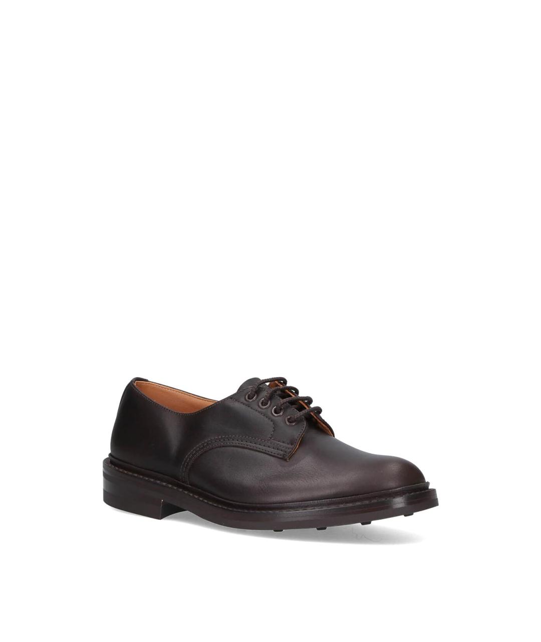 TRICKER'S Коричневые кожаные туфли, фото 2