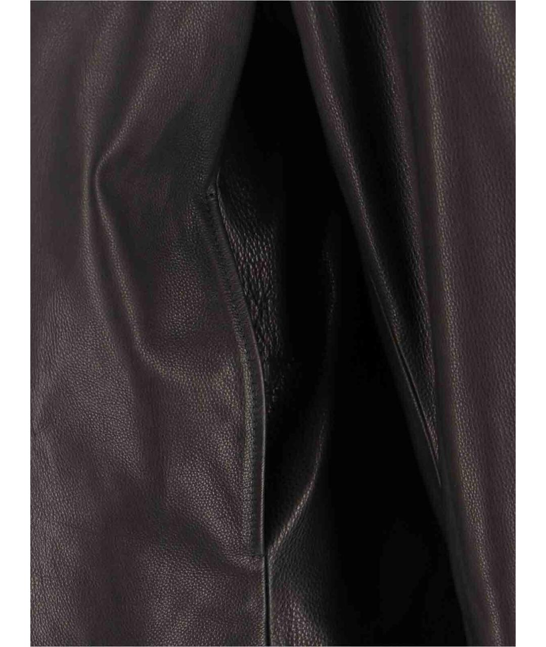 FEAR OF GOD Черная кожаная куртка, фото 4