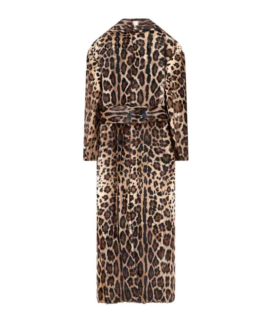 DOLCE&GABBANA Мульти меховое пальто, фото 2