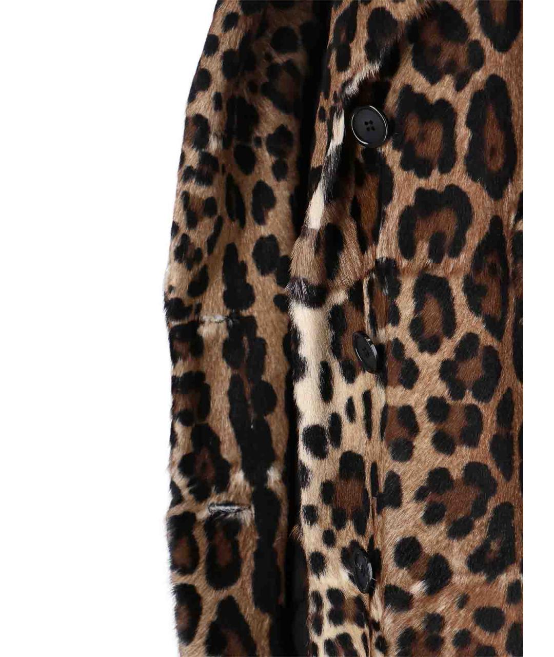DOLCE&GABBANA Мульти меховое пальто, фото 6