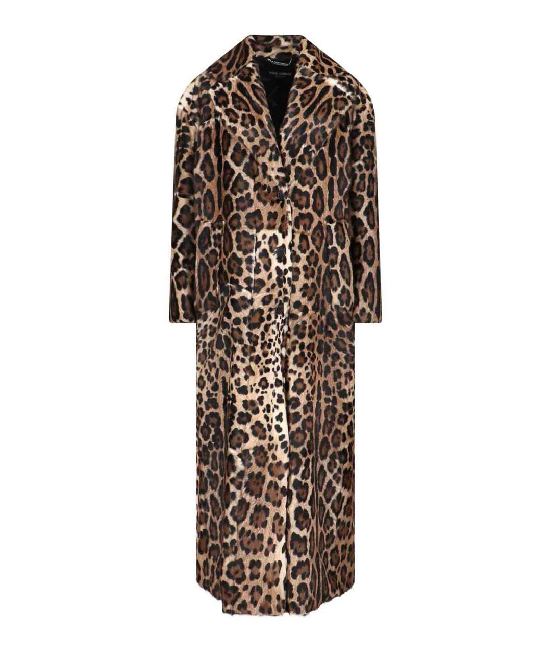 DOLCE&GABBANA Мульти меховое пальто, фото 1