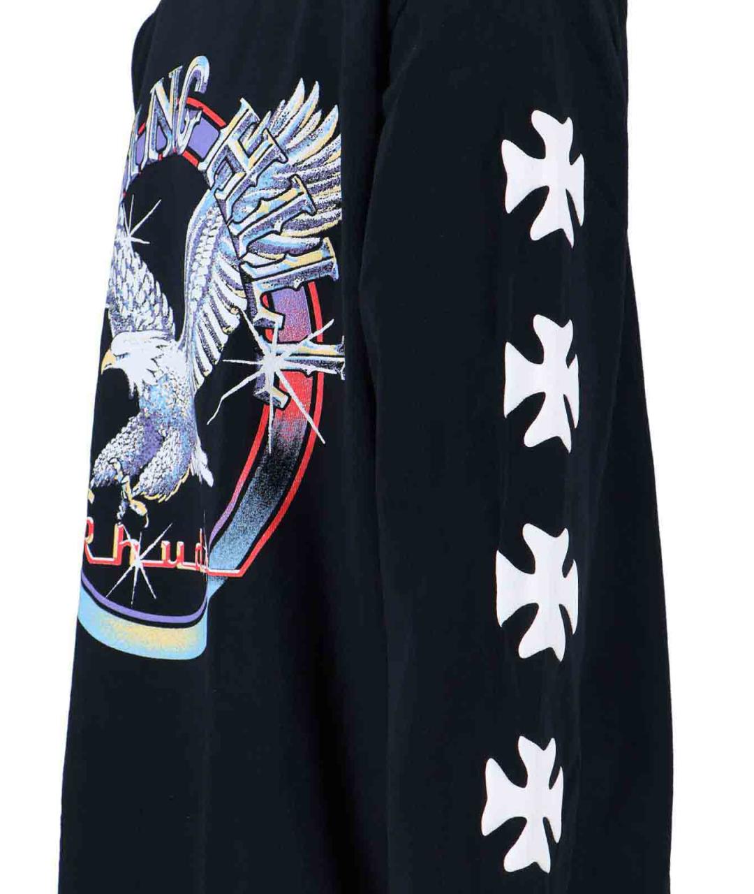 RHUDE Черный хлопковый джемпер / свитер, фото 3
