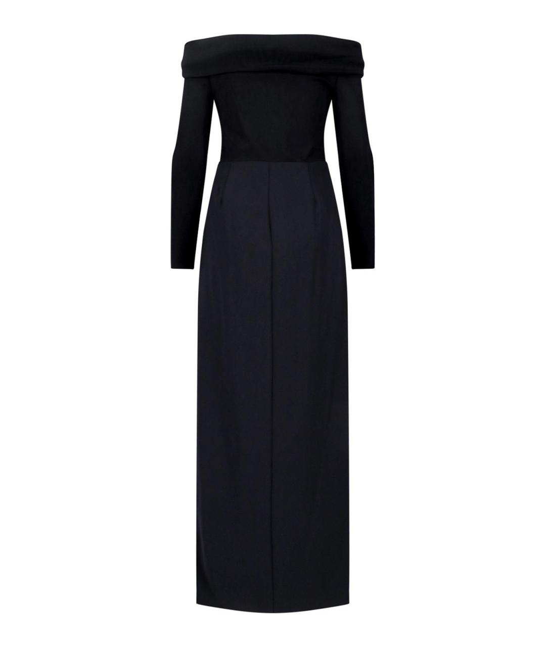 RALPH LAUREN Черное вискозное платье, фото 2